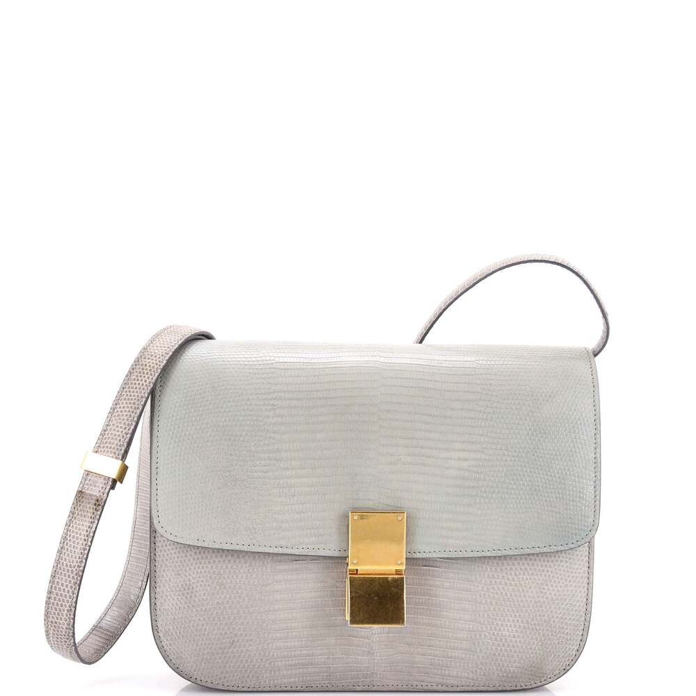 Celine Classic Box Bag Lizard Medium #218077C23B